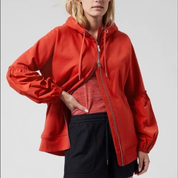 ATHLETA On my way triumph hoodie ,3x plus, red oversized - Picture 1 of 9